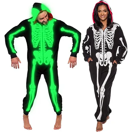 Kostiumy dla par z czaszką