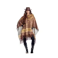 KOWBOJSKI KOSTIUM PONCZO UNISEX